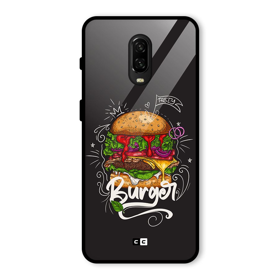 Burger Lover Glass Back Case for OnePlus 6T