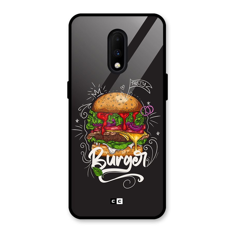 Burger Lover Glass Back Case for OnePlus 7
