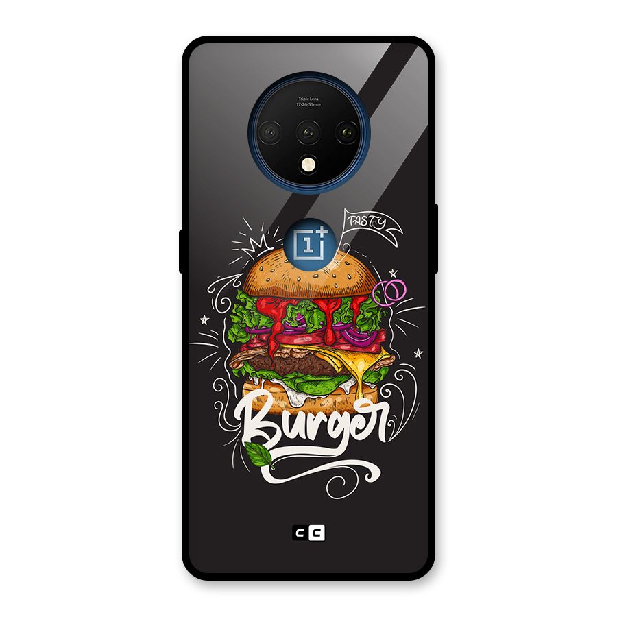 Burger Lover Glass Back Case for OnePlus 7T