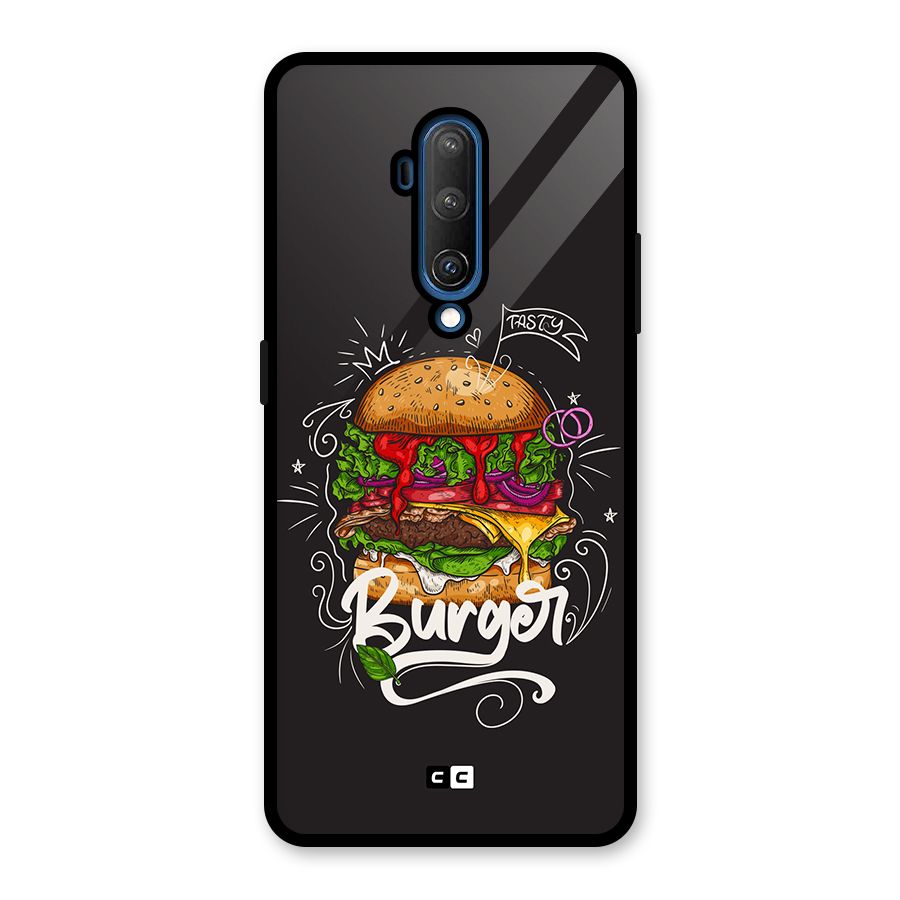 Burger Lover Glass Back Case for OnePlus 7T Pro