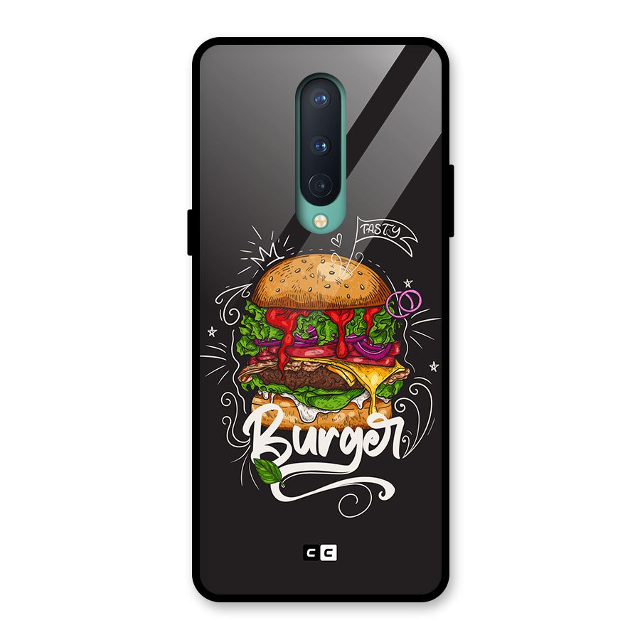 Burger Lover Glass Back Case for OnePlus 8
