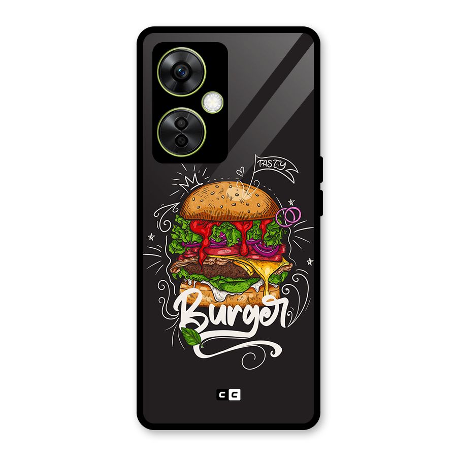 Burger Lover Glass Back Case for OnePlus Nord CE 3 Lite