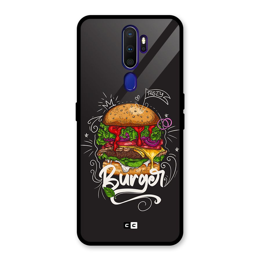 Burger Lover Glass Back Case for Oppo A9 (2020)