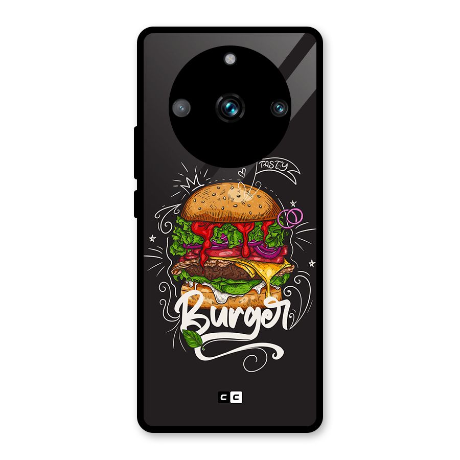 Burger Lover Glass Back Case for Realme 11 Pro Plus