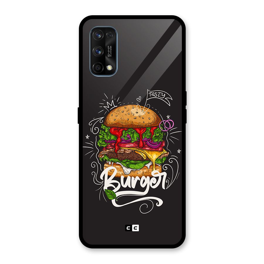 Burger Lover Glass Back Case for Realme 7 Pro
