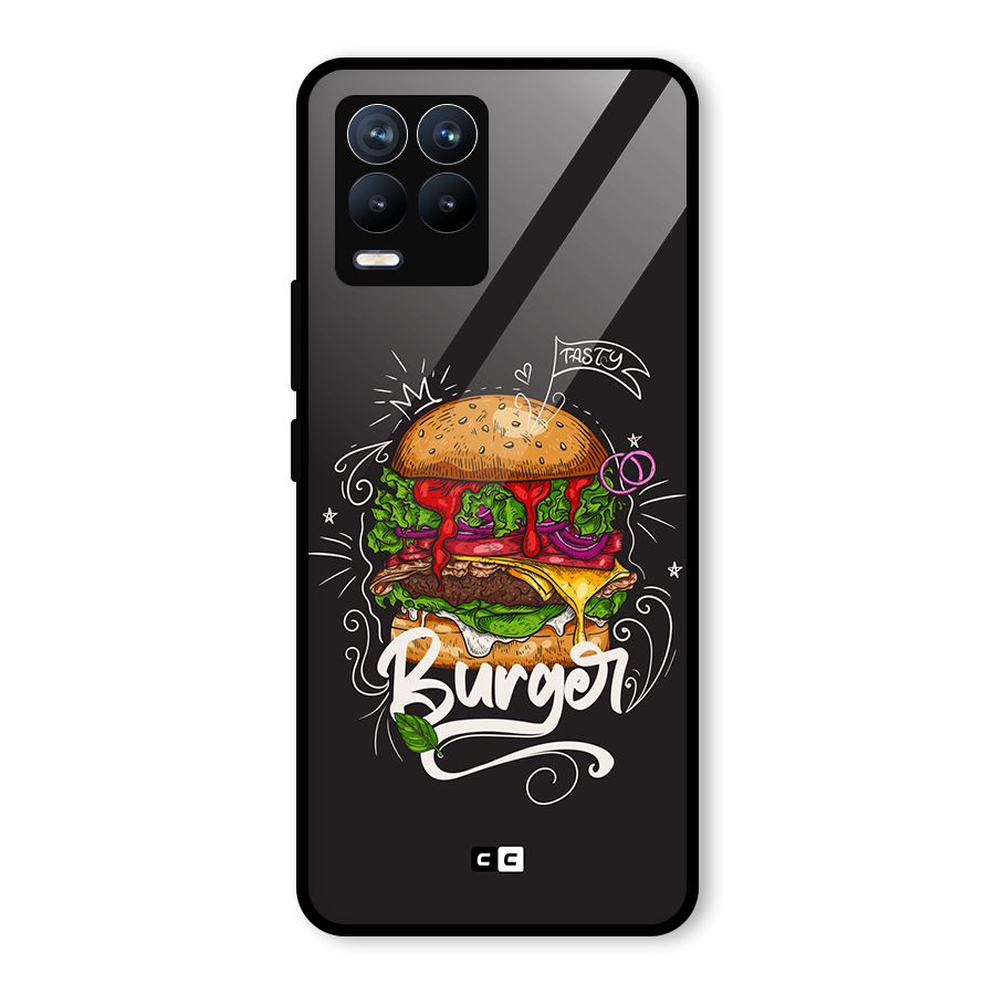 Burger Lover Glass Back Case for Realme 8