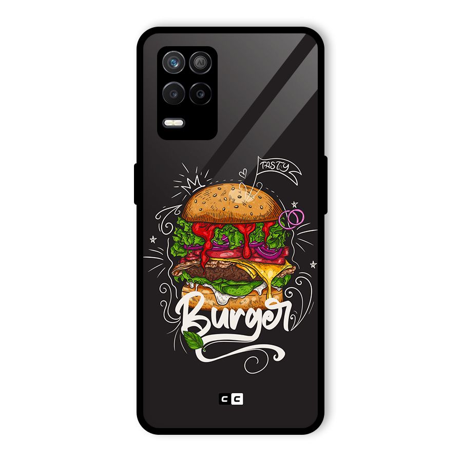 Burger Lover Glass Back Case for Realme 8 5G