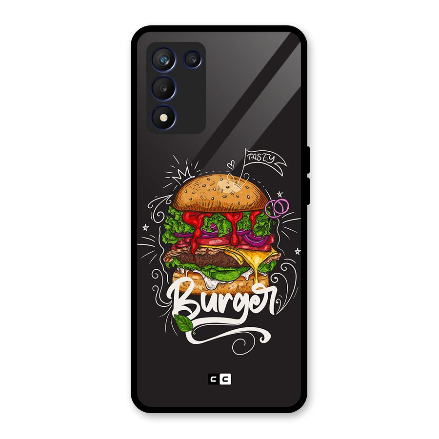 Burger Lover Glass Back Case for Realme 9 5G Speed