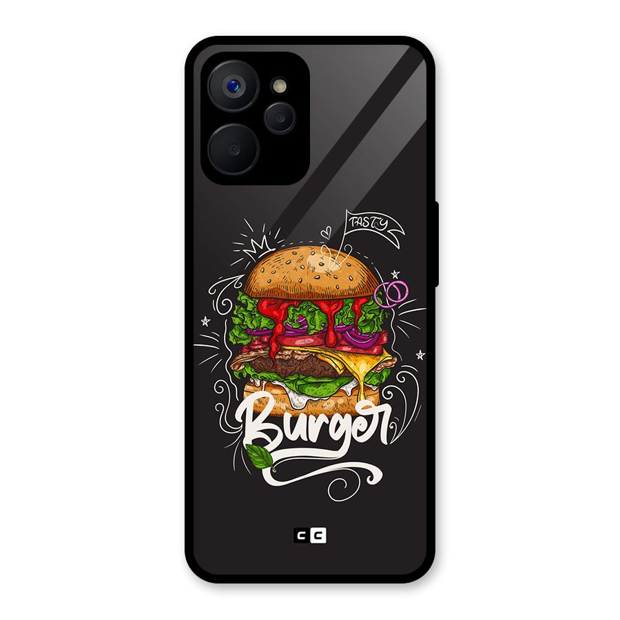 Burger Lover Glass Back Case for Realme 9i 5G