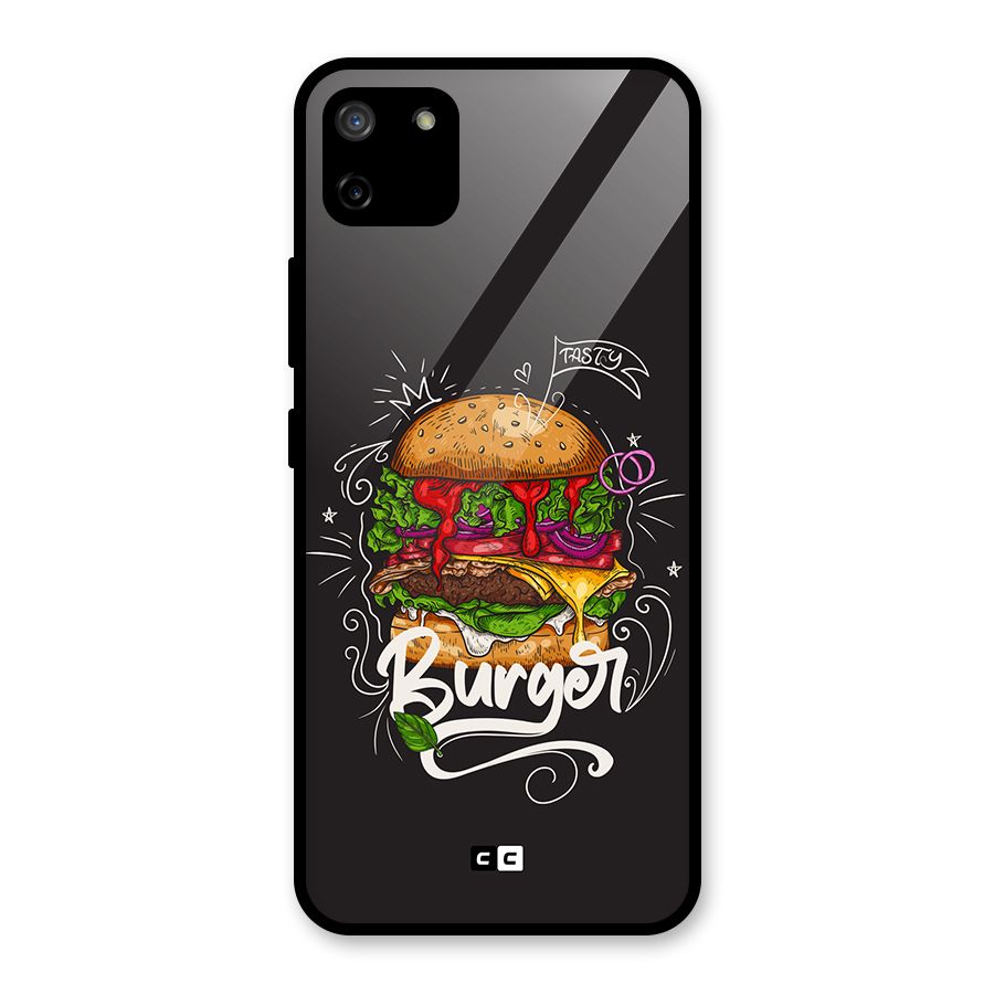 Burger Lover Glass Back Case for Realme C11