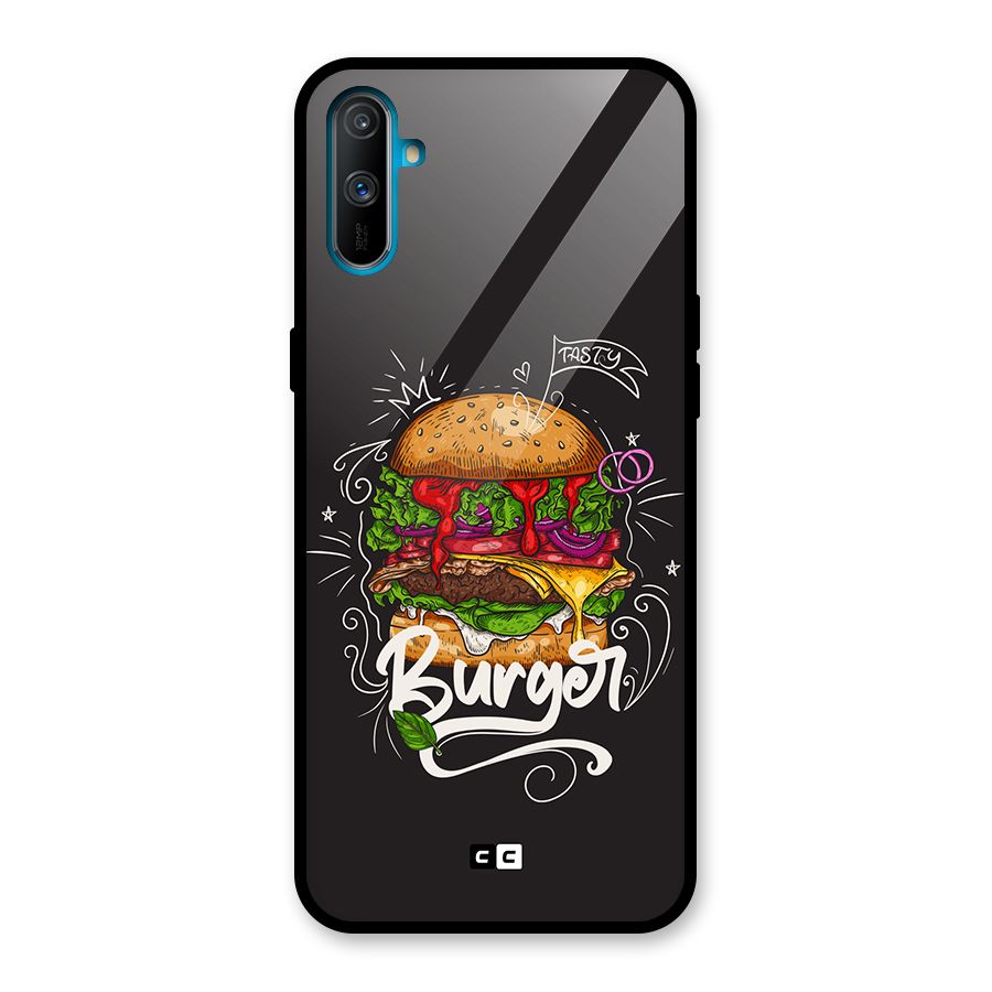 Burger Lover Glass Back Case for Realme C3