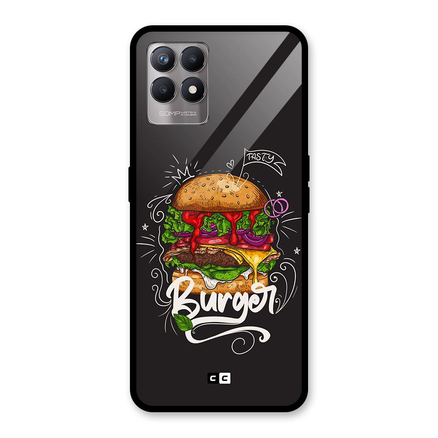 Burger Lover Glass Back Case for Realme Narzo 50