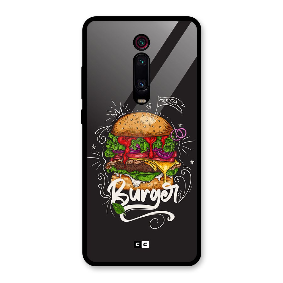 Burger Lover Glass Back Case for Redmi K20