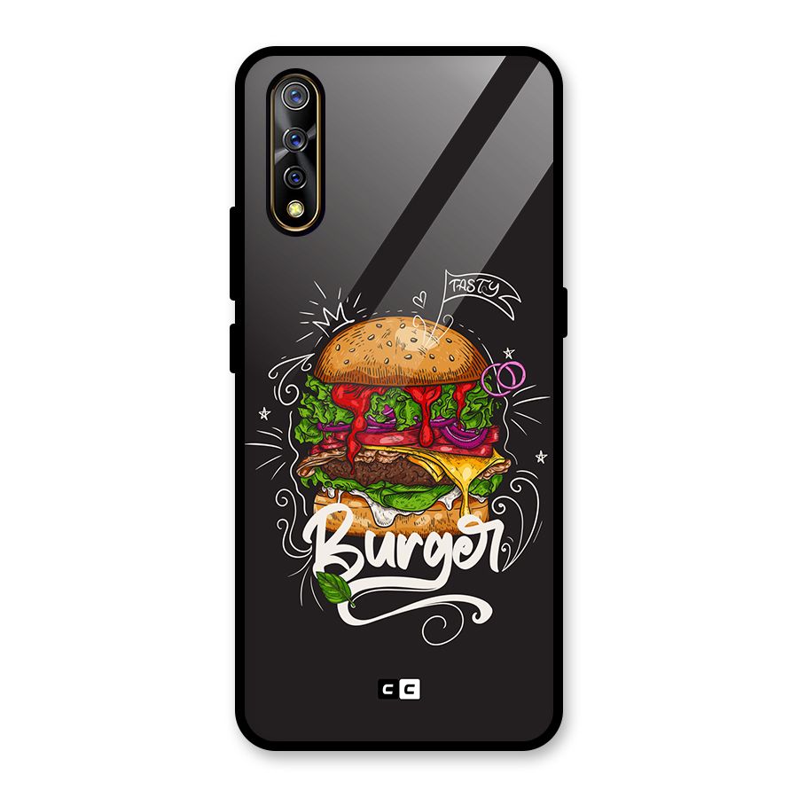 Burger Lover Glass Back Case for Vivo S1
