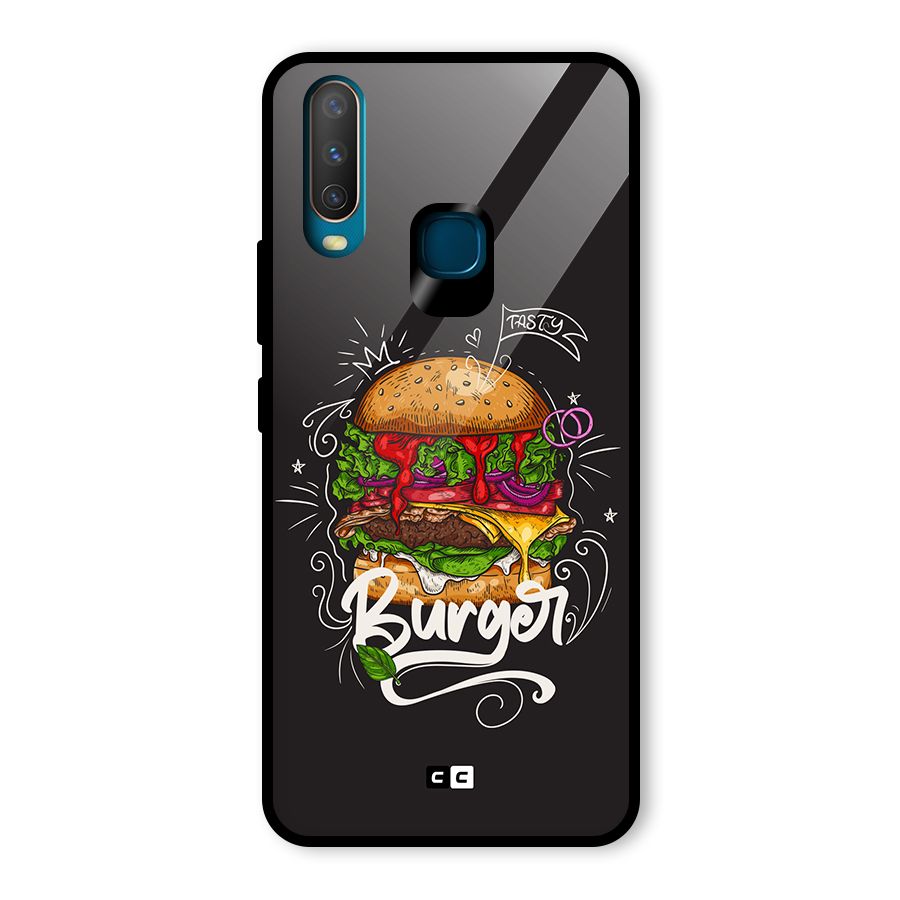 Burger Lover Glass Back Case for Vivo U10