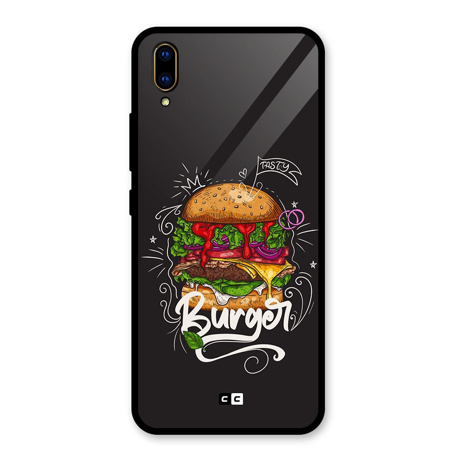 Burger Lover Glass Back Case for Vivo V11 Pro