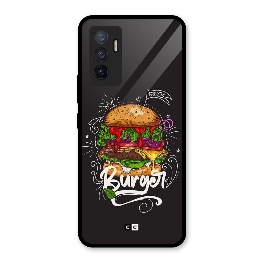 Burger Lover Glass Back Case for Vivo V23e
