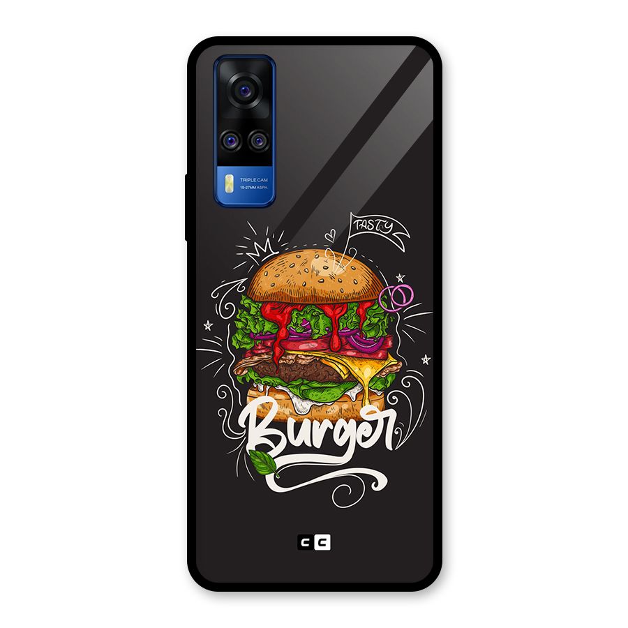 Burger Lover Glass Back Case for Vivo Y31