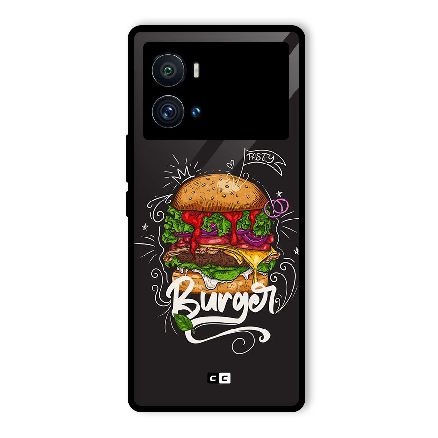 Burger Lover Glass Back Case for Vivo iQOO 9 Pro