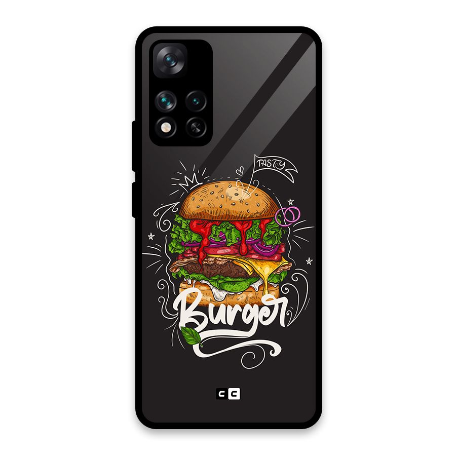 Burger Lover Glass Back Case for Xiaomi 11i HyperCharge 5G