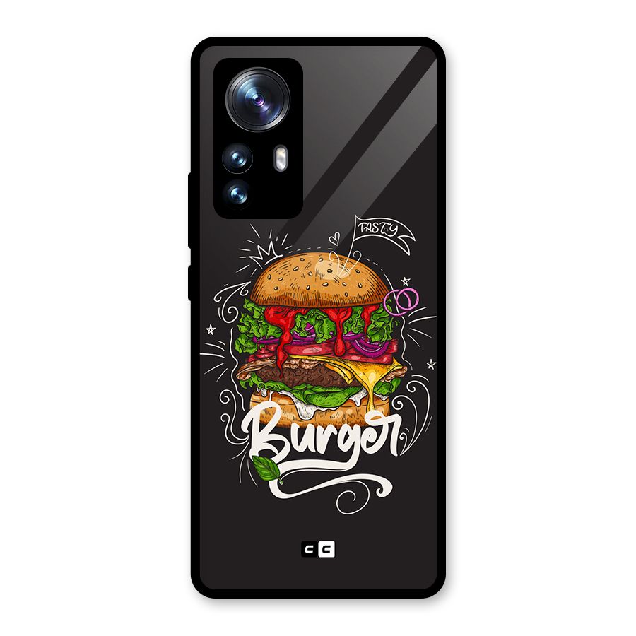 Burger Lover Glass Back Case for Xiaomi 12 Pro