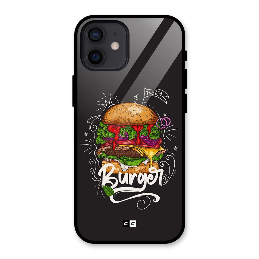 Burger Lover Glass Back Case for iPhone 12