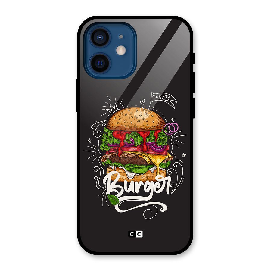 Burger Lover Glass Back Case for iPhone 12 Mini