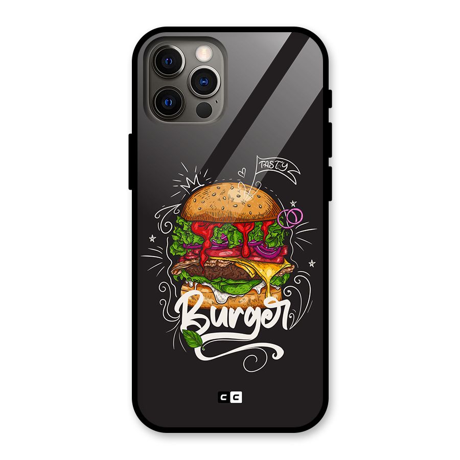 Burger Lover Glass Back Case for iPhone 12 Pro