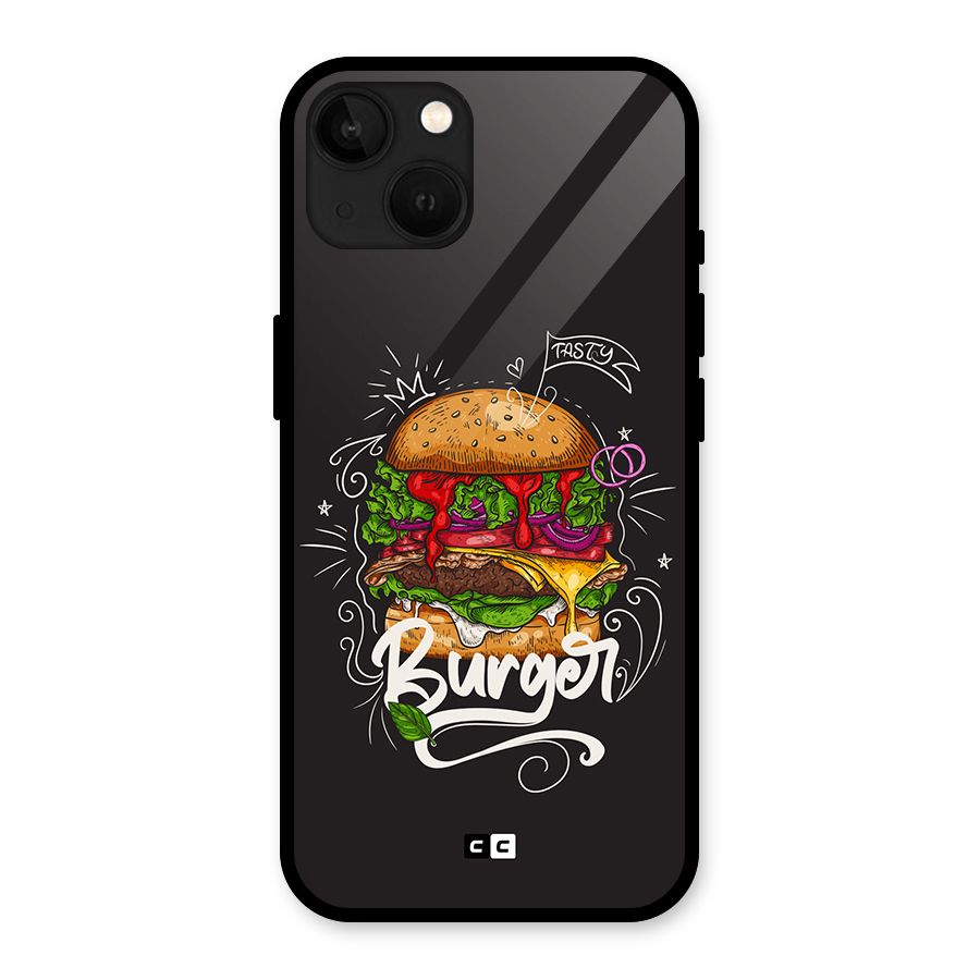 Burger Lover Glass Back Case for iPhone 13