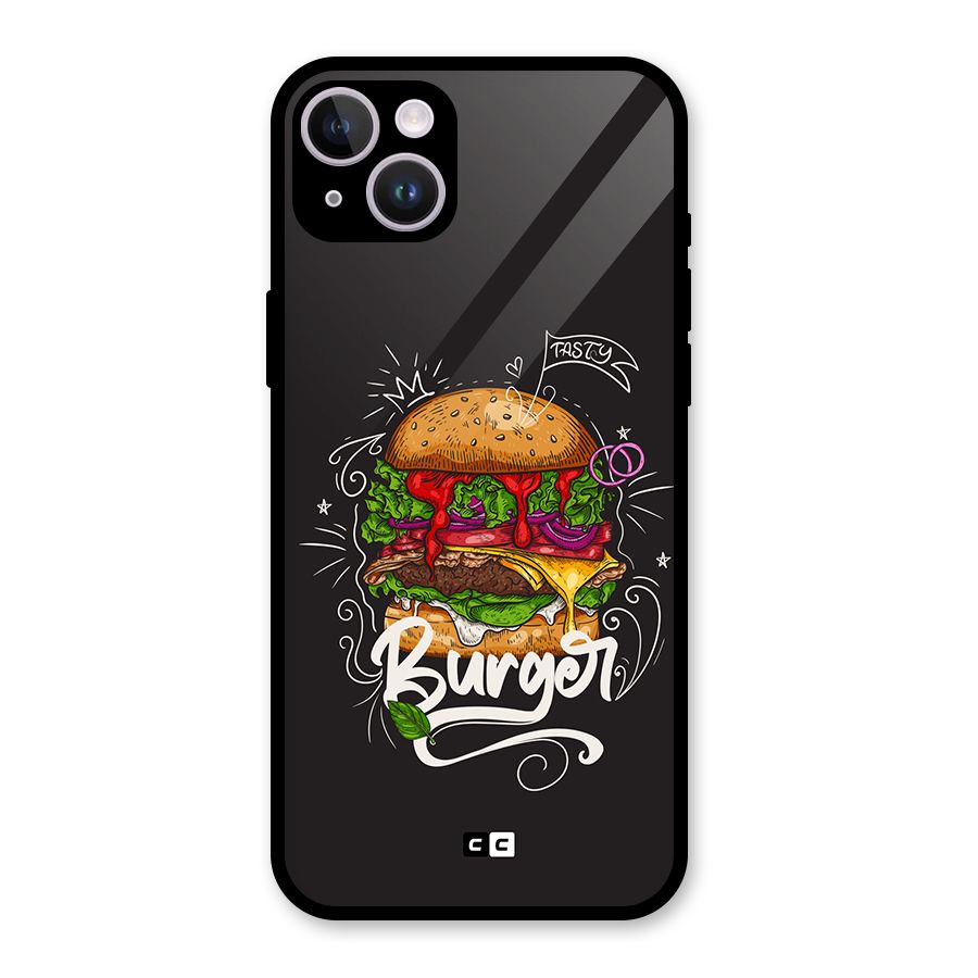 Burger Lover Glass Back Case for iPhone 14 Plus