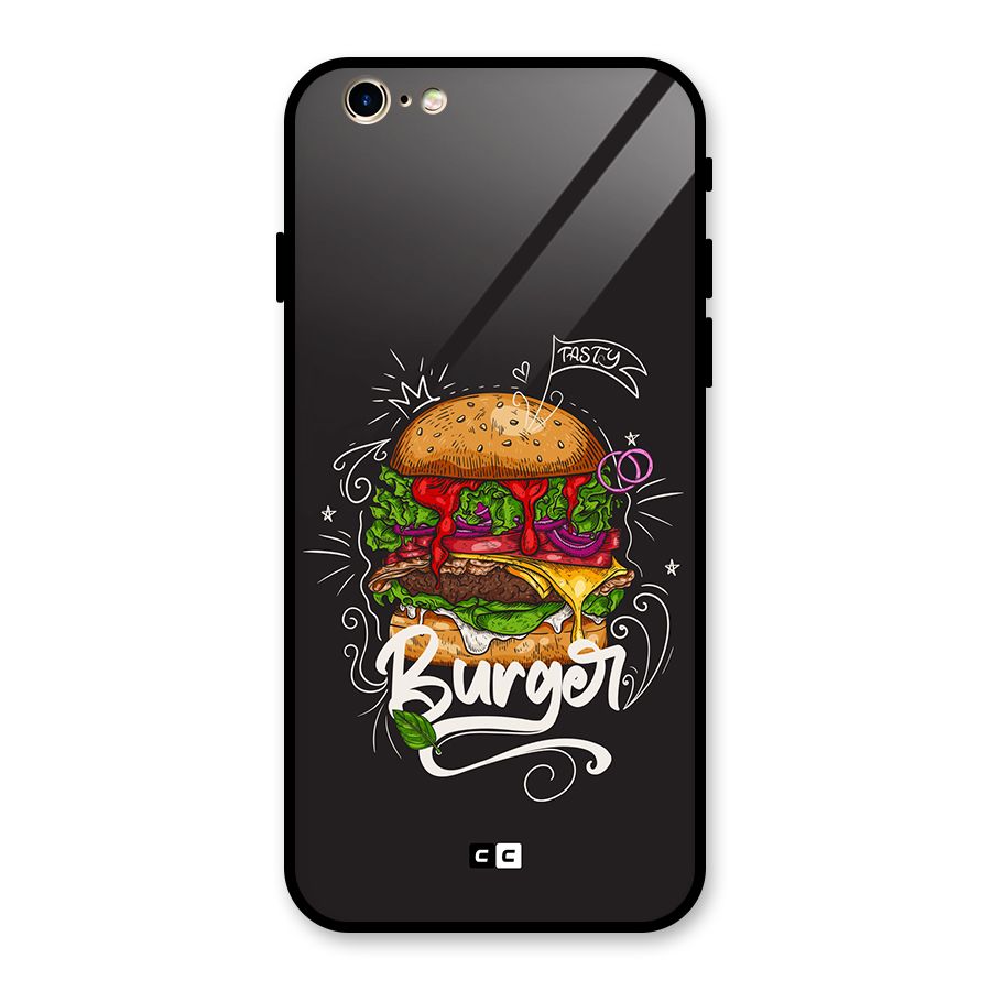 Burger Lover Glass Back Case for iPhone 6 6S