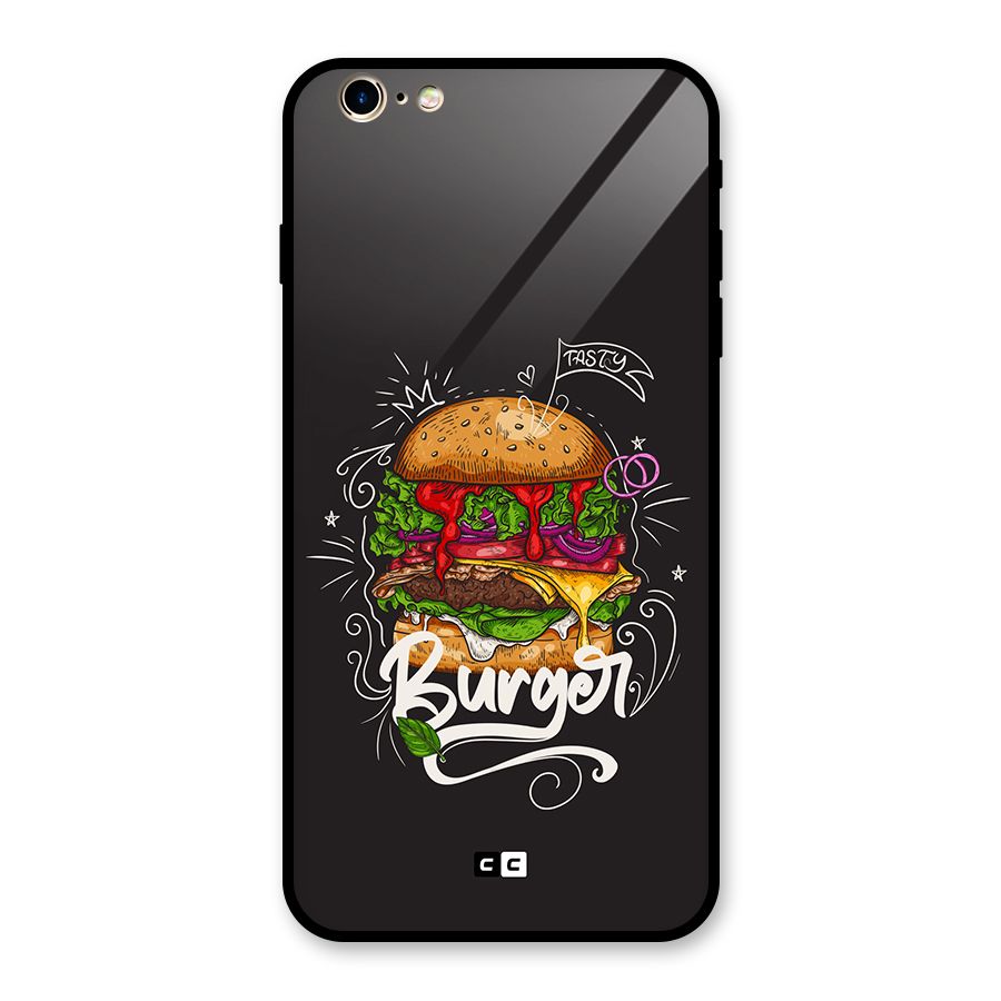 Burger Lover Glass Back Case for iPhone 6 Plus 6S Plus
