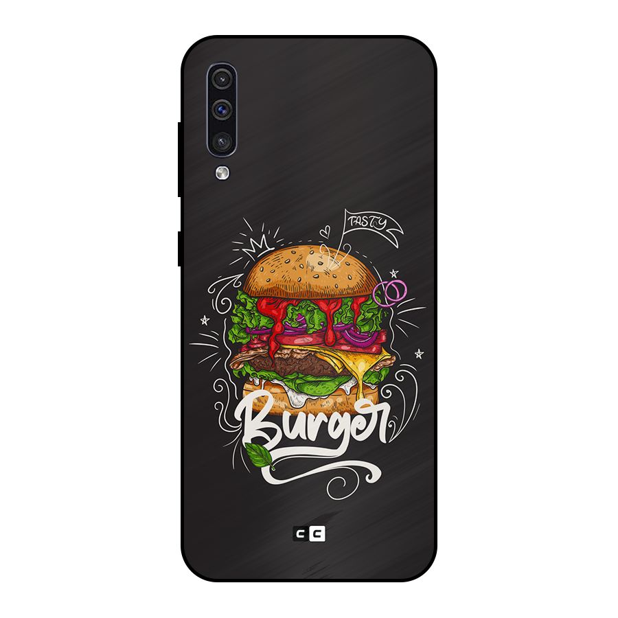 Burger Lover Metal Back Case for Galaxy A50s