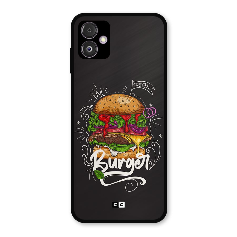 Burger Lover Metal Back Case for Galaxy F14