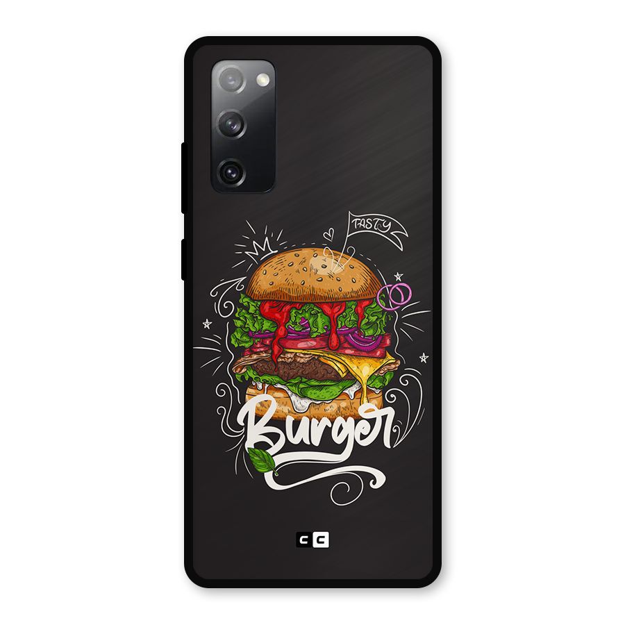 Burger Lover Metal Back Case for Galaxy S20 FE 5G