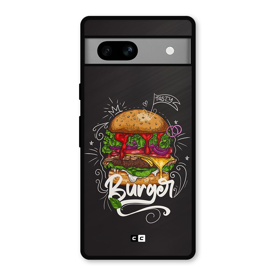 Burger Lover Metal Back Case for Google Pixel 7a