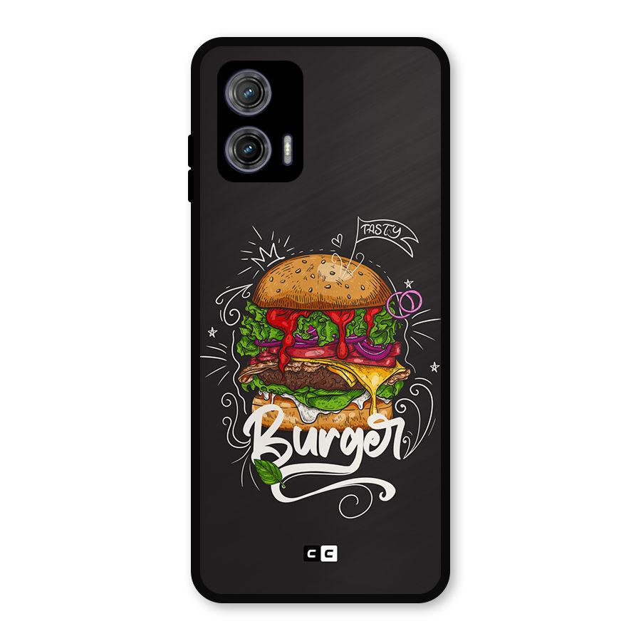 Burger Lover Metal Back Case for Moto G73