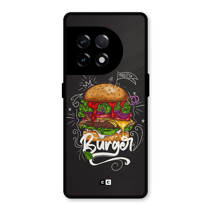 Burger Lover Metal Back Case for OnePlus 11R