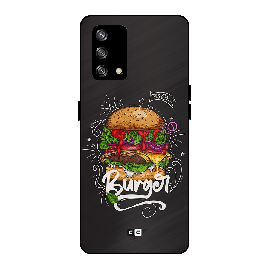 Burger Lover Metal Back Case for Oppo F19