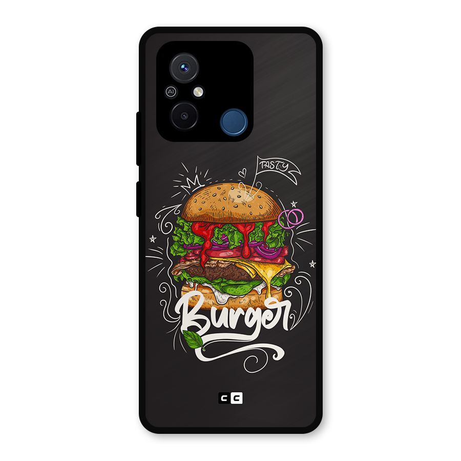 Burger Lover Metal Back Case for Poco C55