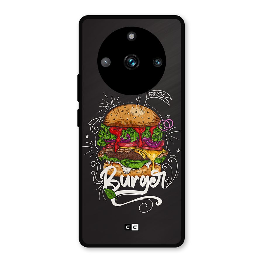 Burger Lover Metal Back Case for Realme 11 Pro