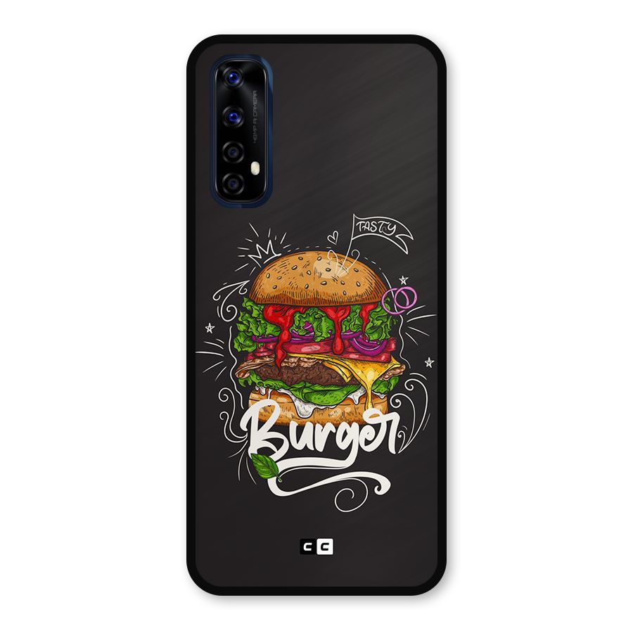 Burger Lover Metal Back Case for Realme 7