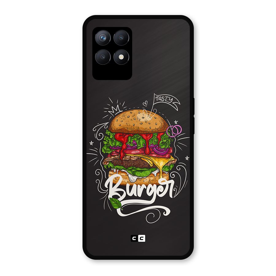 Burger Lover Metal Back Case for Realme Narzo 50