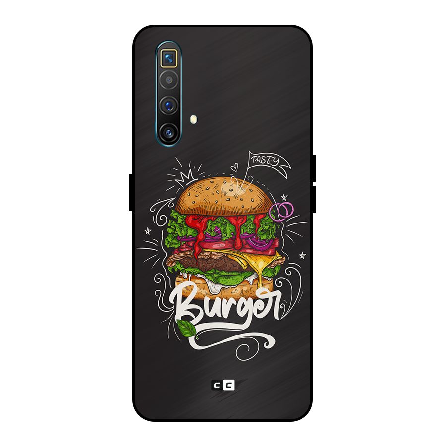 Burger Lover Metal Back Case for Realme X3