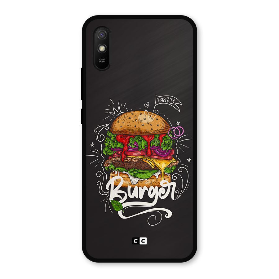 Burger Lover Metal Back Case for Redmi 9i
