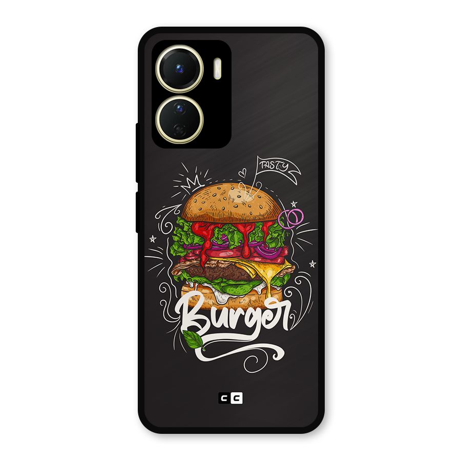 Burger Lover Metal Back Case for Vivo T2x