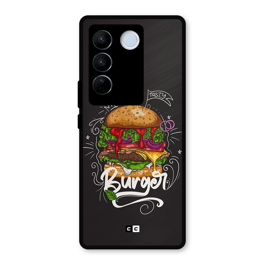 Burger Lover Metal Back Case for Vivo V27