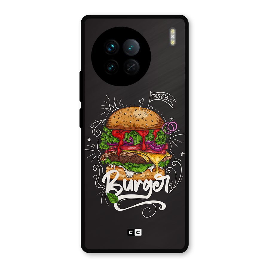 Burger Lover Metal Back Case for Vivo X90