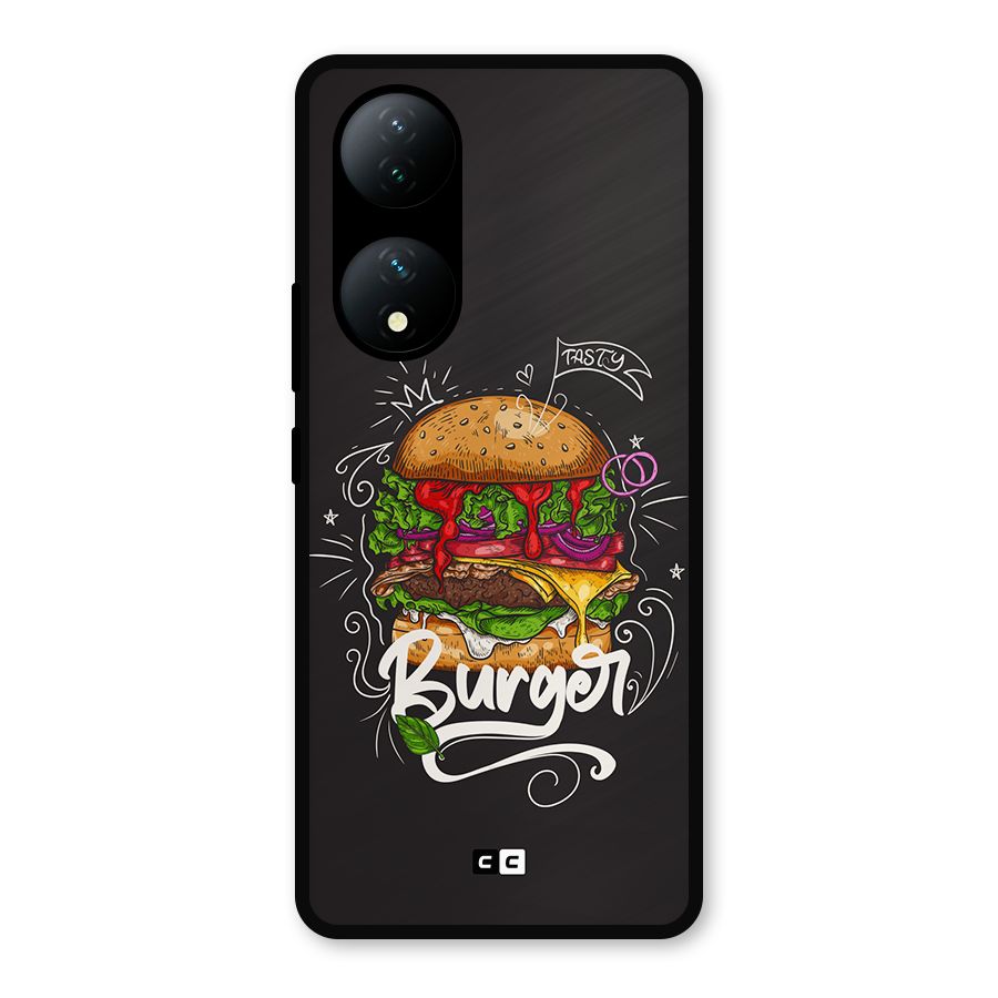 Burger Lover Metal Back Case for Vivo Y100