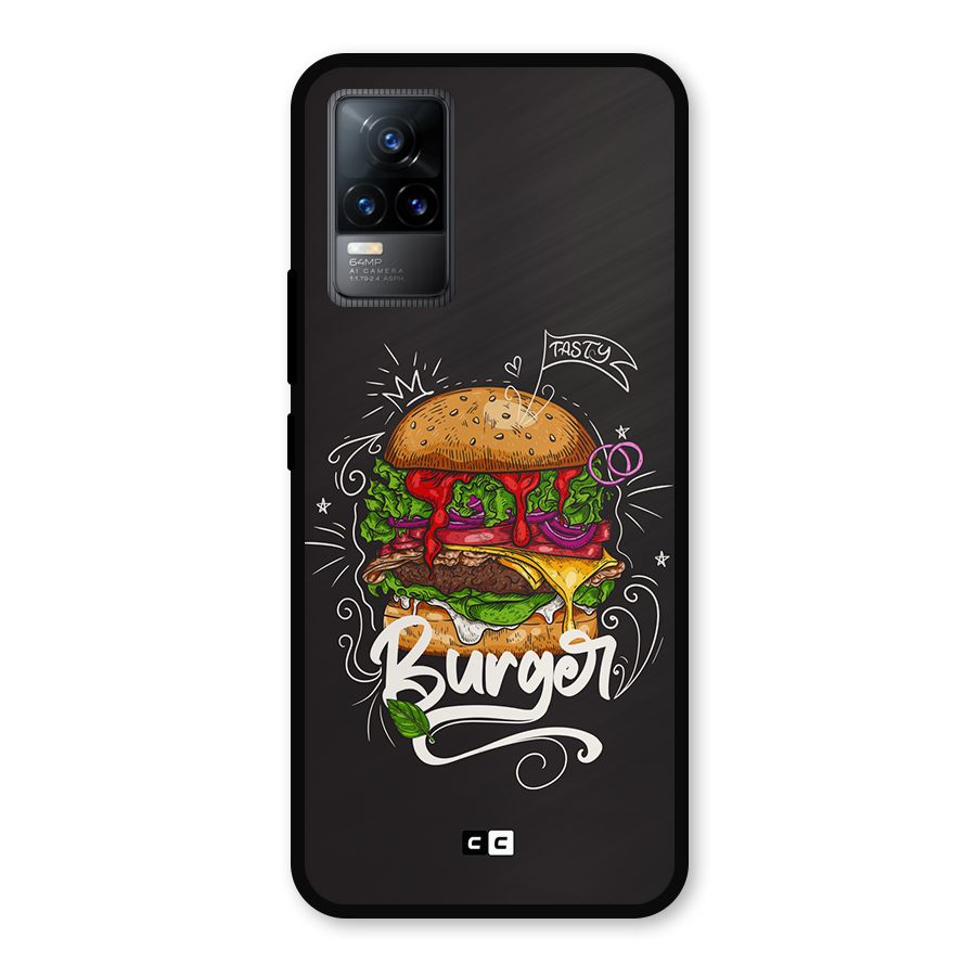 Burger Lover Metal Back Case for Vivo Y73